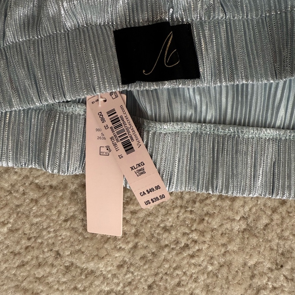 Victoria's Secret Light Blue PJ pants - Picture 2 of 2